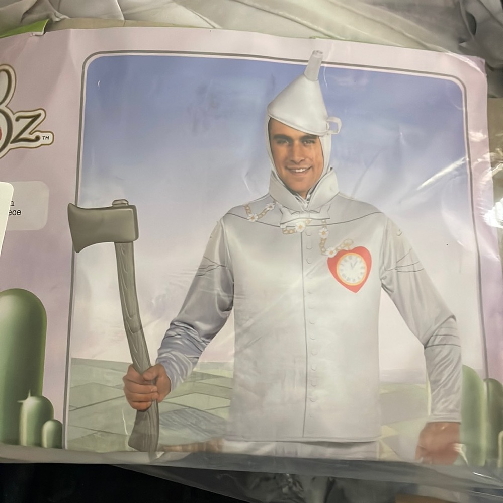 Mens tin man suit for Halloween